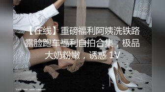 【在线】重磅福利阿姨洗铁路露脸跑车福利自拍合集，极品大奶粉嫩，诱惑 1V