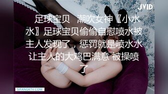 ✿足球宝贝✿潮吹女神〖小水水〗足球宝贝偷偷自慰喷水被主人发现了，惩罚就是喷水水让主人的大鸡巴满意 被操喷了